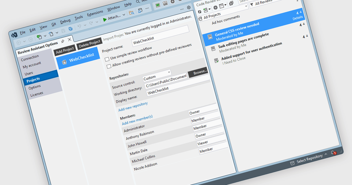 Visual Studio 2026でコードレビューを実行