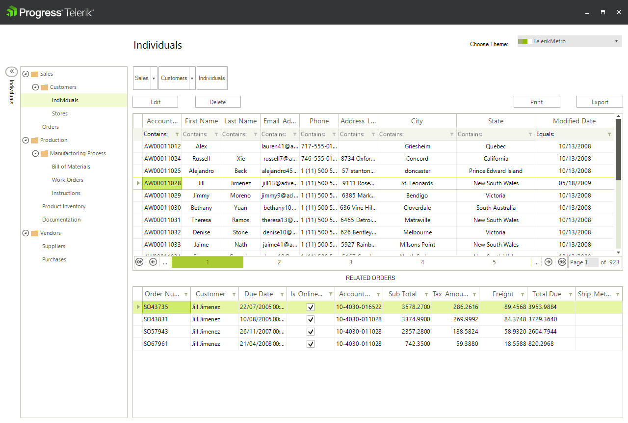 Telerik UI for WinForms （英語版） 商品画像