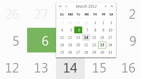 Telerik UI for ASP.NET AJAX Calendar 商品画像