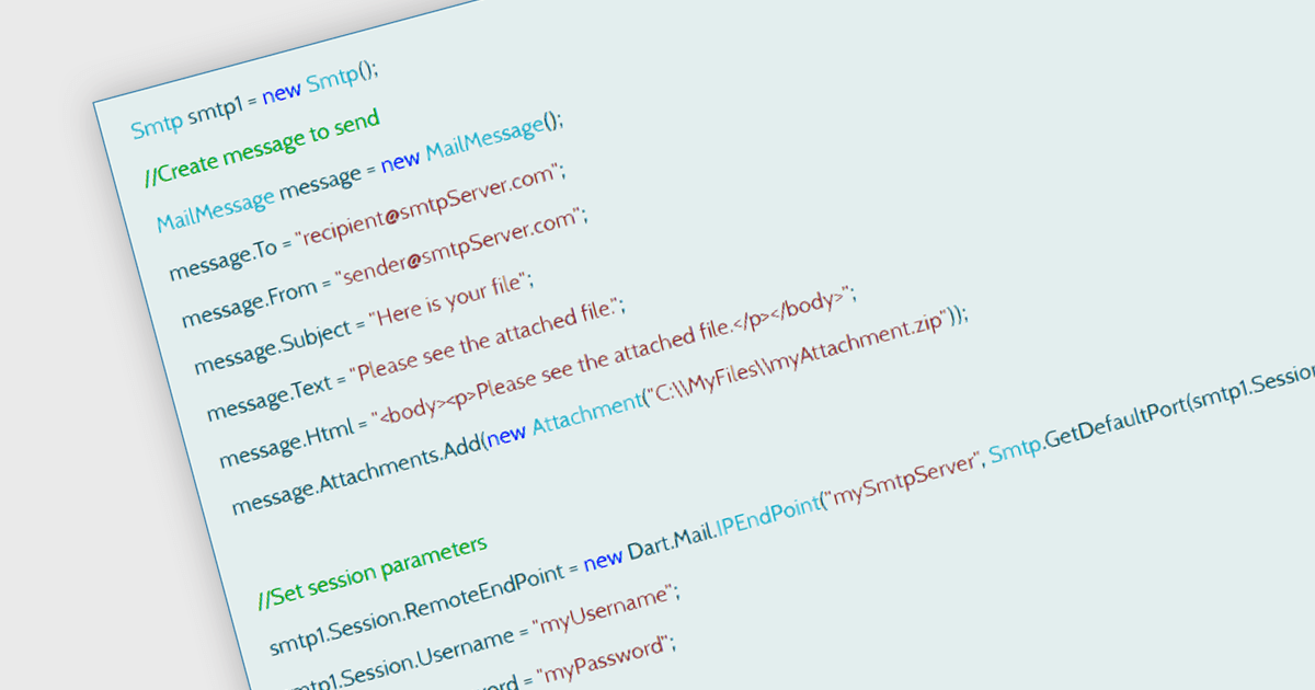 SMTPを使用して.NETアプリから信頼性の高い電子メールを送信