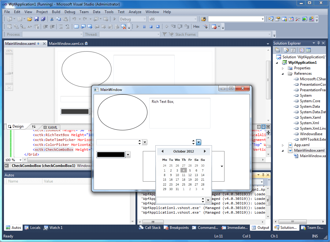 Xceed Extended WPF Toolkit Plus がリリースされました
