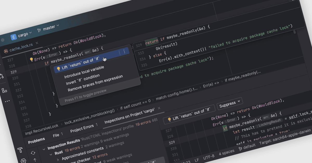 JetBrainsコードエディターでコード品質を向上