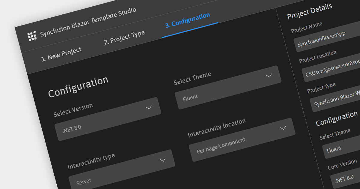 Syncfusionで最先端の.NET 8アプリケーションを構築