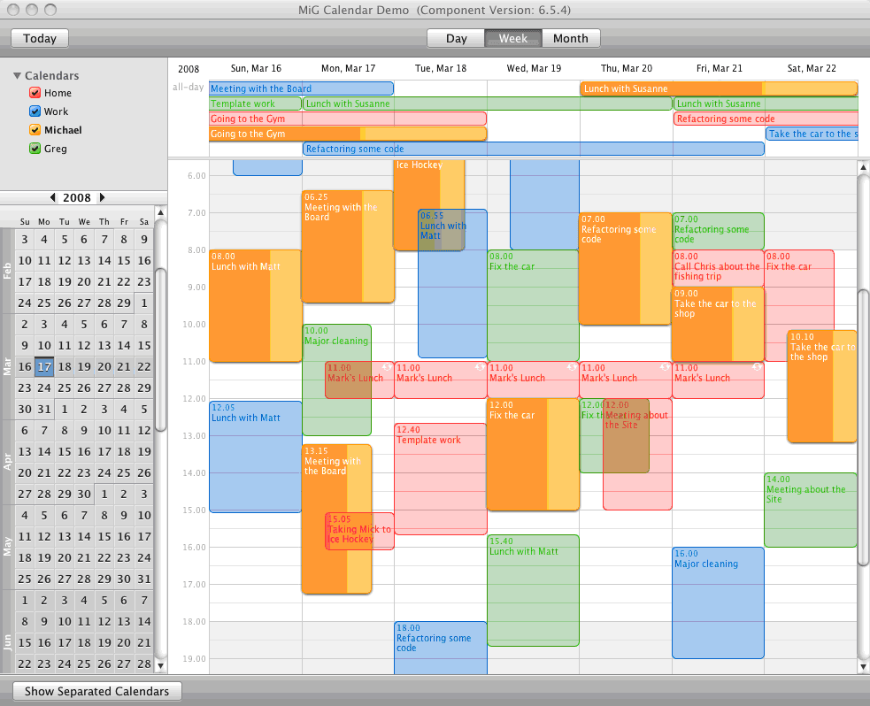 MiG Calendar （英語版） 商品画像