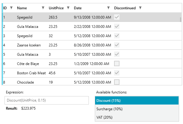 Telerik UI for WPF ExpressionParser 商品画像 Telerik UI for WPF ExpressionParser 商品画像