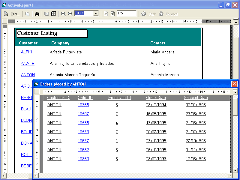 ActiveReports 2 for ActiveX/COM（英語版） 商品画像