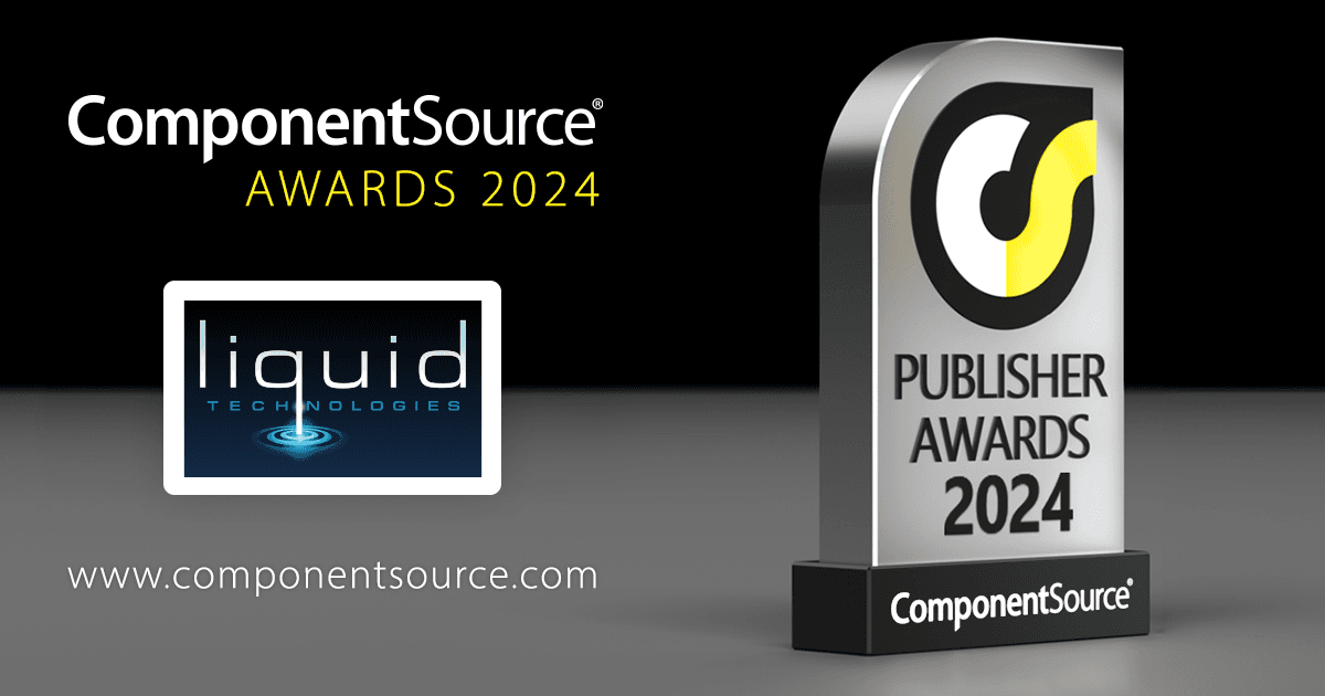 Liquid TechnologiesがComponentSourceの賞を受賞