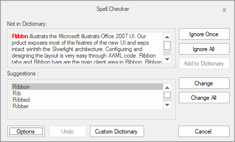 Syncfusion WinForms Spell Checker 商品画像