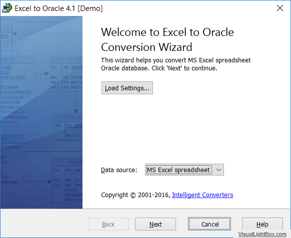 Microsoft Excel to Oracle 商品画像