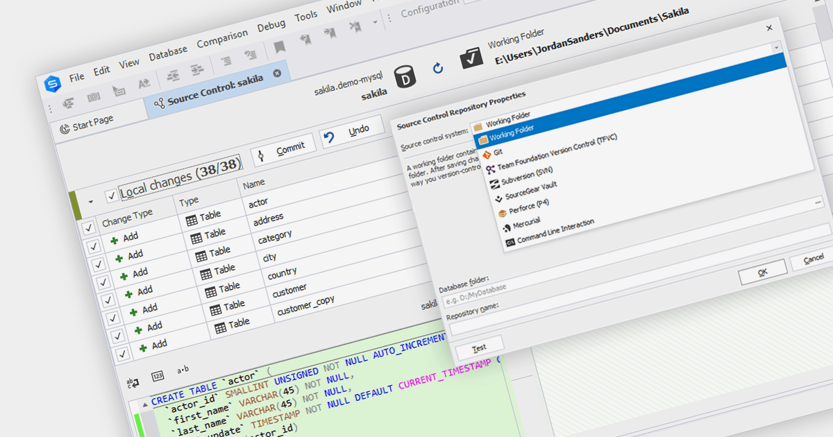 MySQLをソース管理によりこれまで以上に効果的に管理