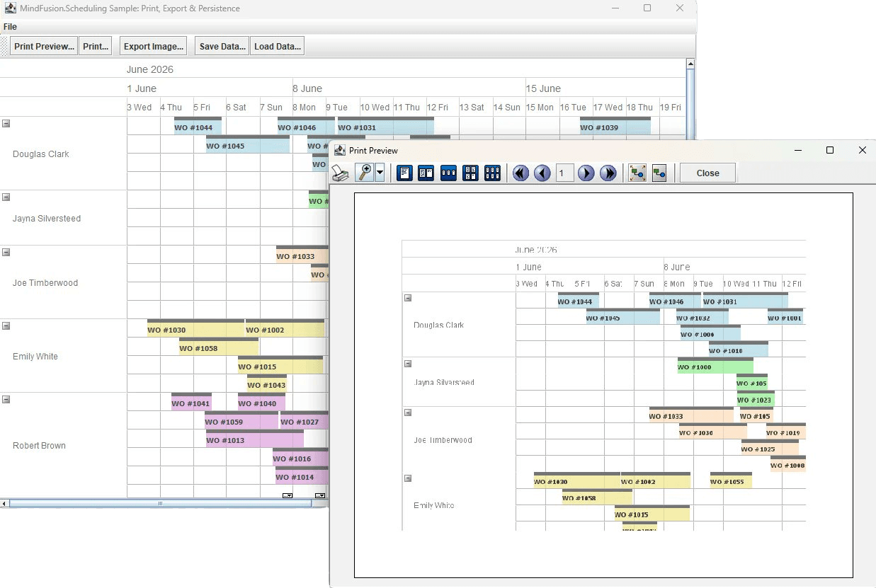MindFusion.Scheduling for Java Swing（英語版） 商品画像