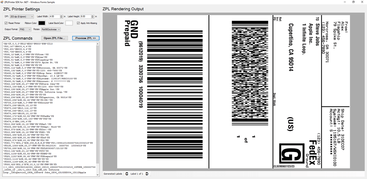 Neodynamic ZPLPrinter Emulator SDK for .NET Standard（英語版） 商品画像