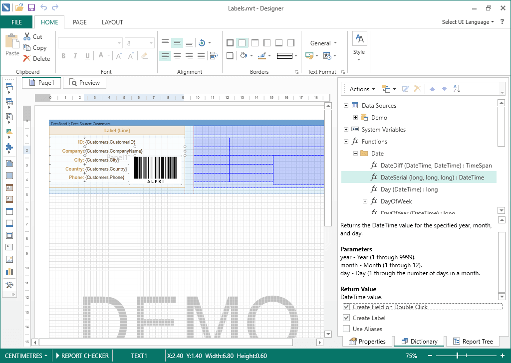 Stimulsoft Reports.WPF（英語版） 商品画像