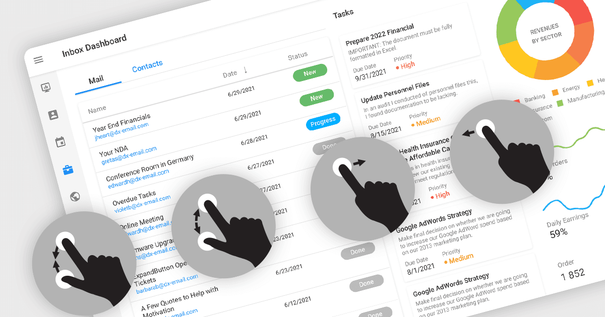 タッチ操作対応UIをAngularアプリに追加