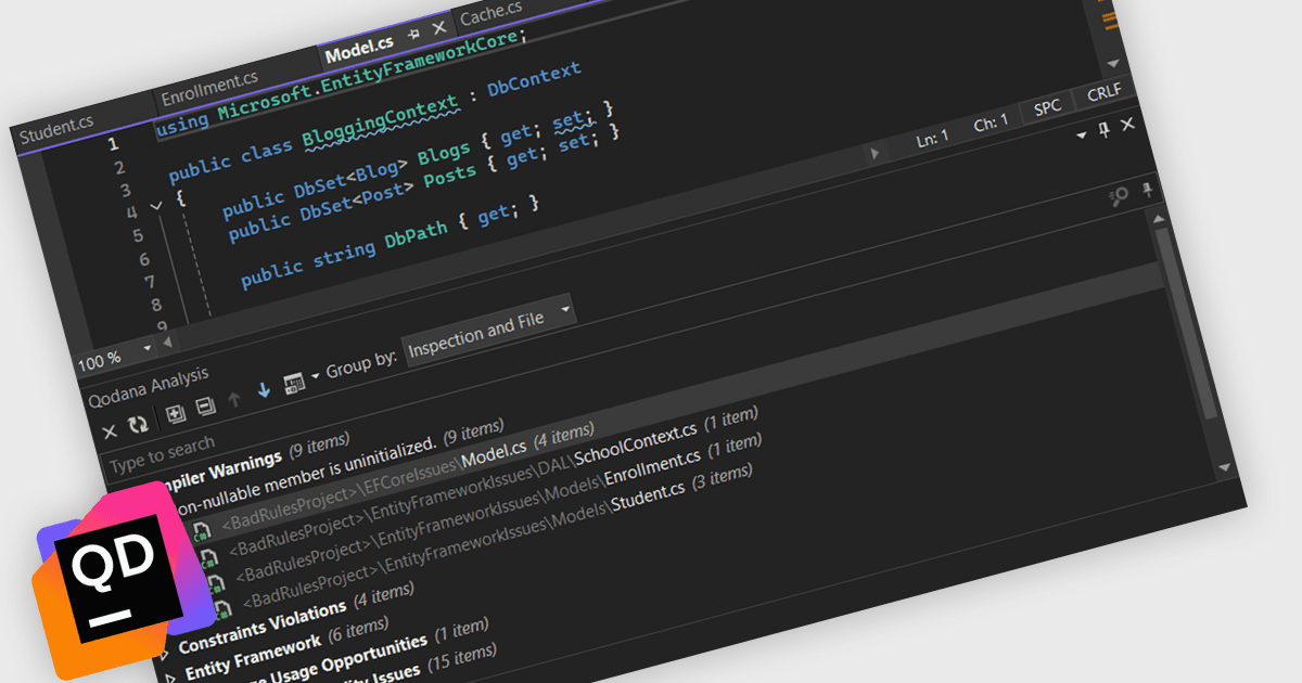 Visual Studioでコード分析結果を表示