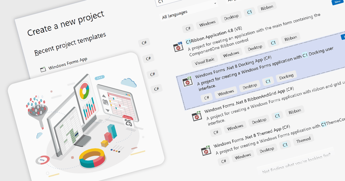 ComponentOne製品で.NET 8をサポート