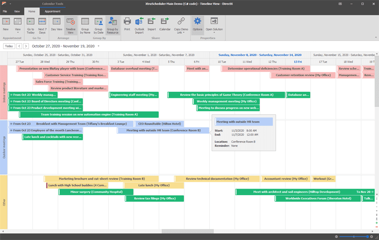 DevExpress WinForms Scheduler 商品画像 DevExpress WinForms Scheduler 商品画像