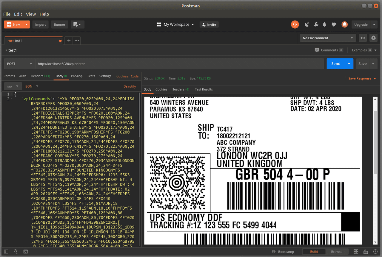 Neodynamic ZPLPrinter Web API for Docker（英語版） 商品画像