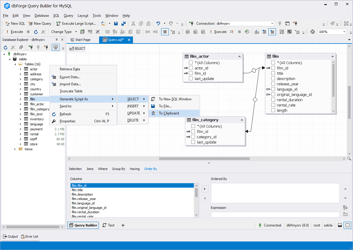dbForge Query Builder 商品画像