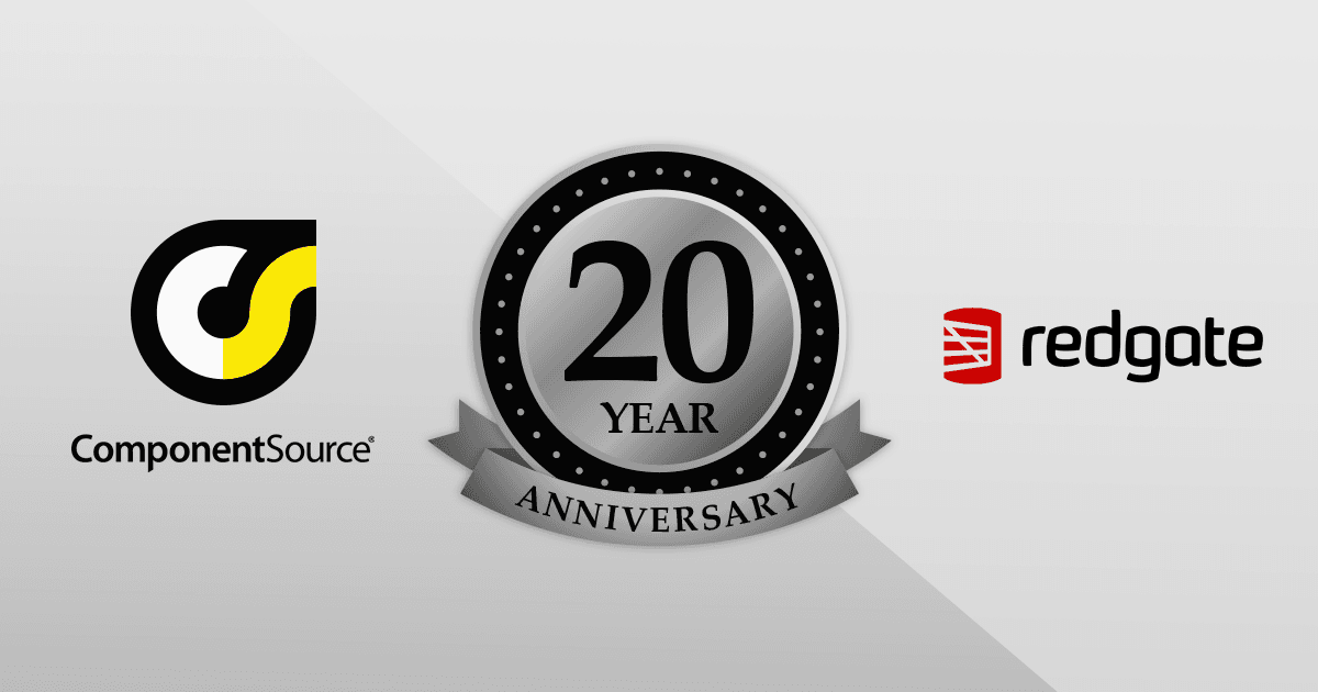 Redgateとのパートナーシップ20周年を祝賀