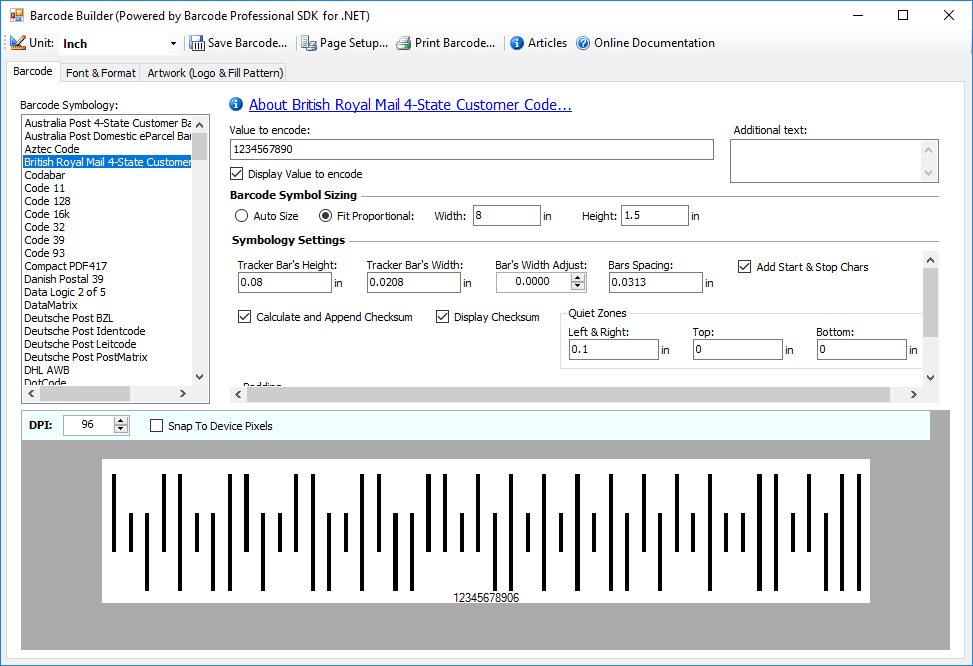 Neodynamic Barcode Professional SDK for .NET 商品画像