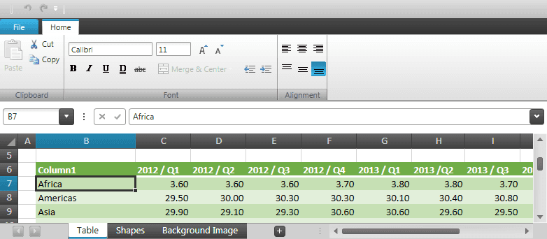 Infragistics Ultimate UI for WPF Spreadsheet 商品画像
