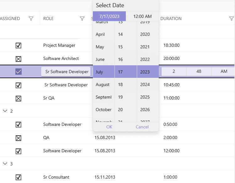 Telerik UI for WinUI Data Editors 商品画像