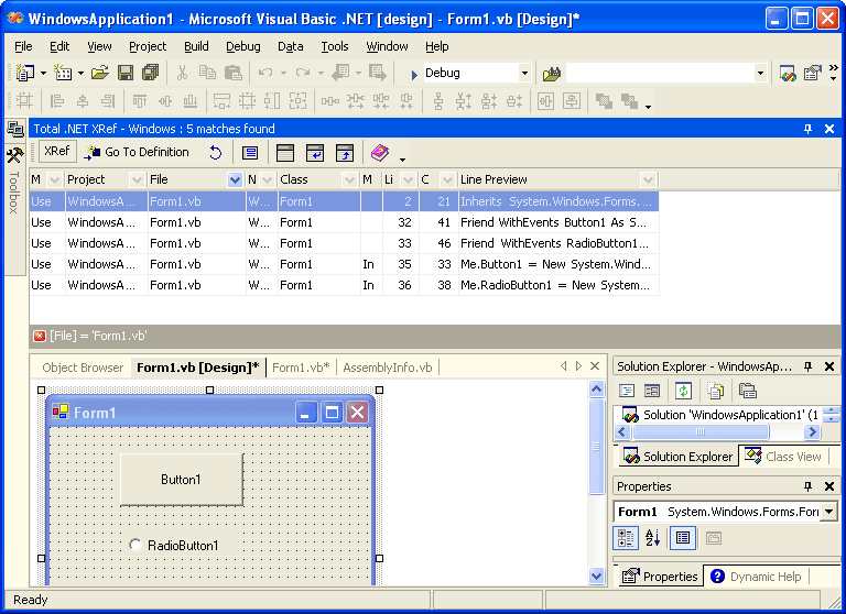 Total .NET Xref for Visual Studio 2002/2003 商品画像