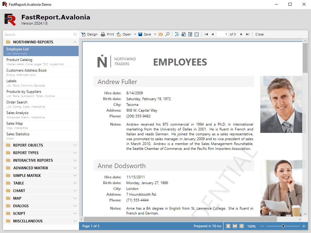 FastReport .NET Avalonia 商品画像