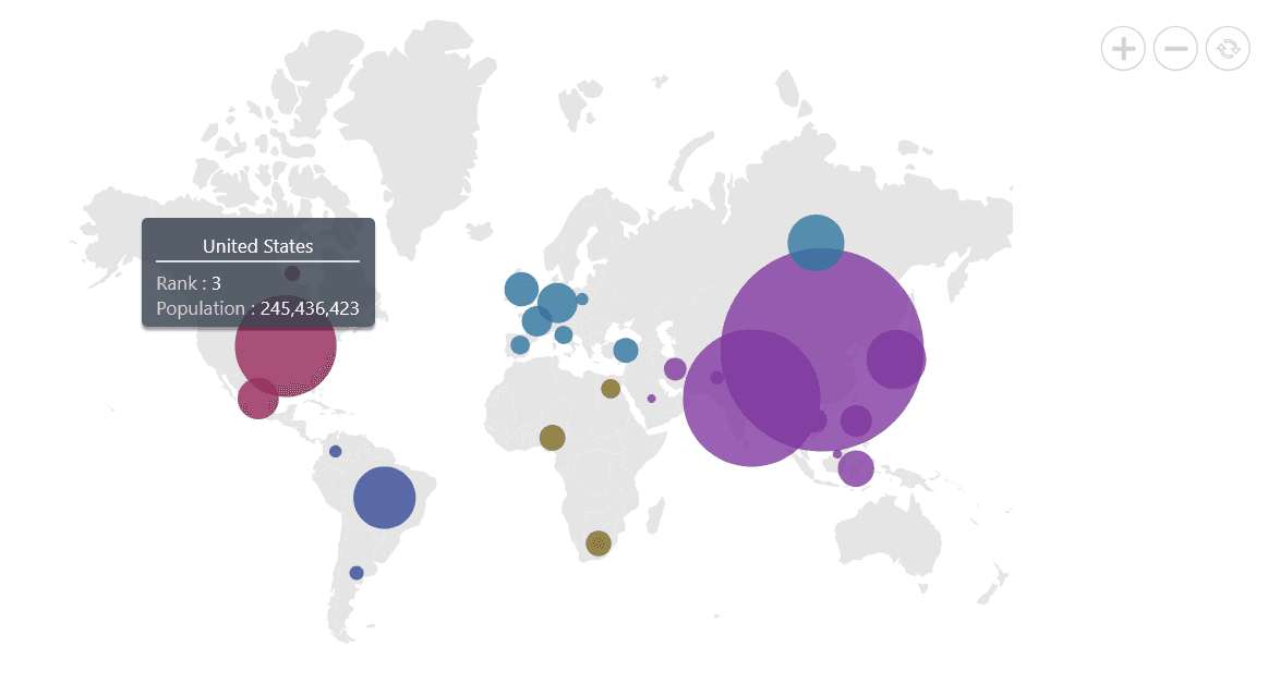 Syncfusion Angular Maps 商品画像