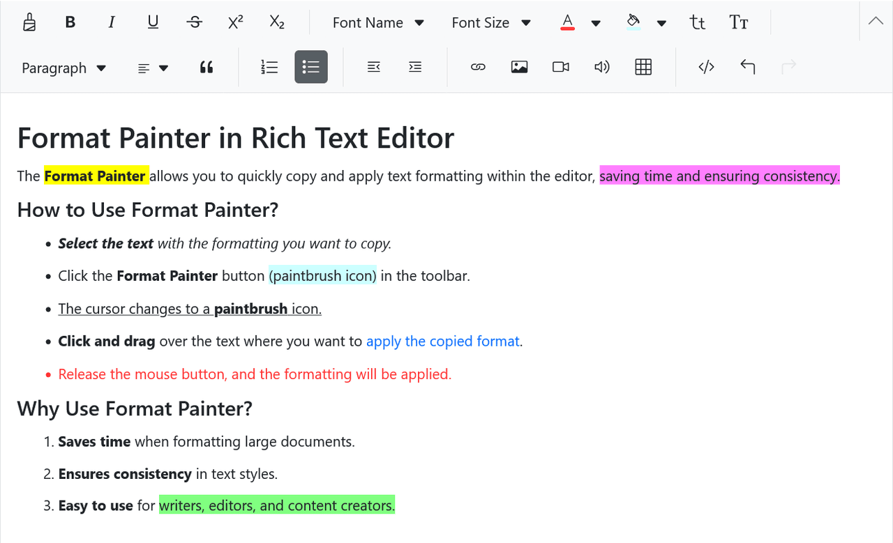 Syncfusion ASP.NET MVC Rich Text Editor 商品画像