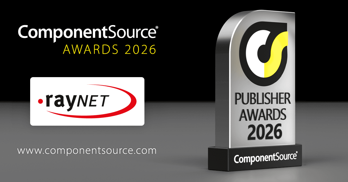RaynetがComponentSourceアワードを受賞