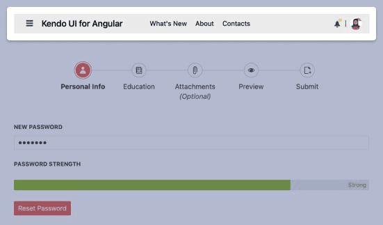 Kendo UI Angular UI Navigation Controls 商品画像 Kendo UI Angular UI Navigation Controls 商品画像