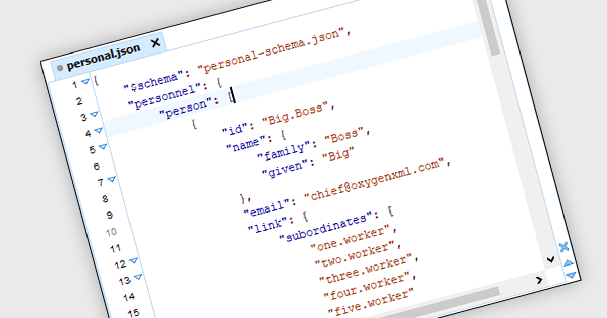 ネイティブJSONファイルの編集によるワークフローの合理化
