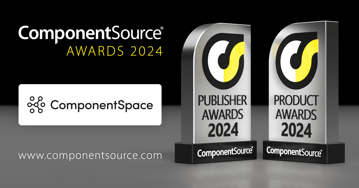 ComponentSpaceがComponentSourceの賞を2つ受賞