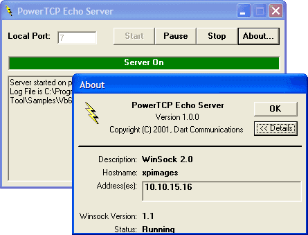 PowerTCP Server for ActiveX （英語版） 商品画像