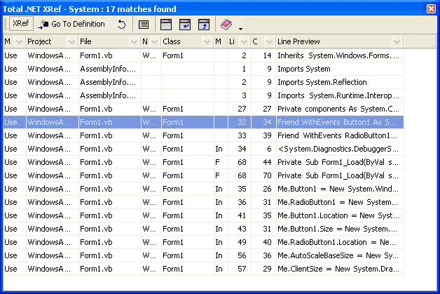 Total .NET Xref for Visual Studio 2002/2003 商品画像