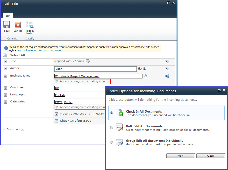 SharePoint Bulk Properties Editor（英語版+日本語版） 商品画像