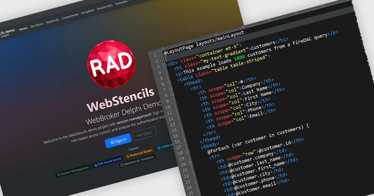 使い慣れたHTMLツールでWebアプリケーションをより迅速に構築