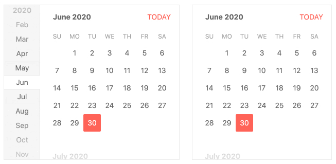 Kendo UI Angular Calendar 商品画像 Kendo UI Angular Calendar 商品画像