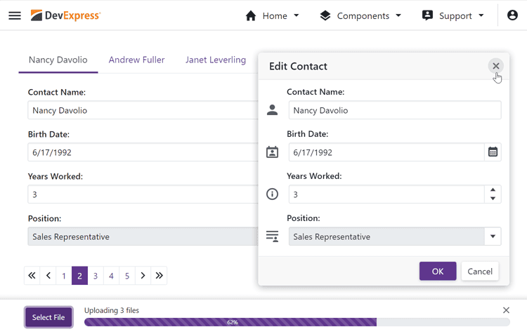 DevExpress Blazor UI Input Controls 商品画像 DevExpress Blazor UI Input Controls 商品画像