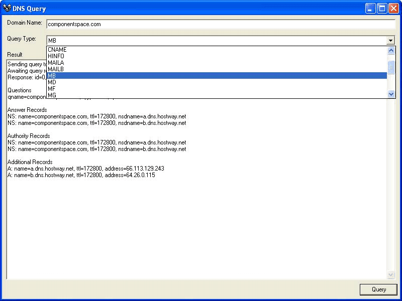 ComponentSpace DNS Component（英語版） 商品画像