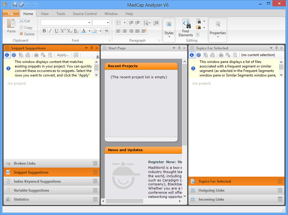 MadCap Analyzer がリリースされました
