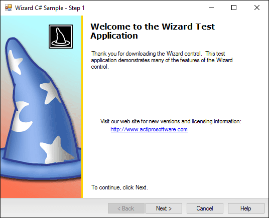 Actipro Wizard for WinForms（英語版） 商品画像
