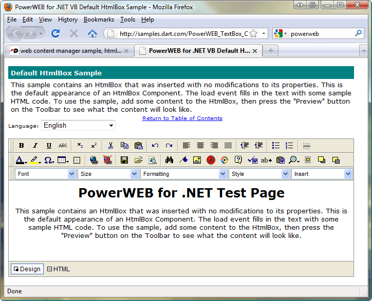 PowerWEB for ASP.NET Suite （英語版） 商品画像