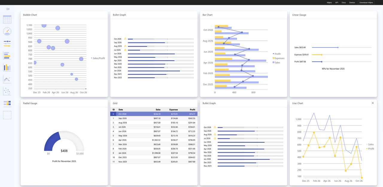 Wijmo Angular UI Controls 商品画像 Wijmo Angular UI Controls 商品画像